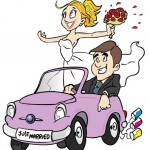 Valentino Villanova Caricature per il matrimonio