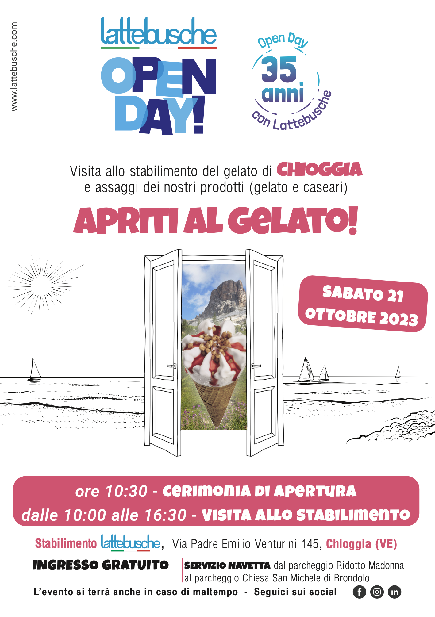 Lattebusche Chioggia Open Day